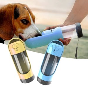 Portable Water Bottle Drinking Bowl For Dogs With Activated Carbon Filter